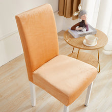 Load image into Gallery viewer, Soft Velvet Dining Chair Covers Stretch Chair Covers