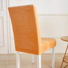 Load image into Gallery viewer, Soft Velvet Dining Chair Covers Stretch Chair Covers