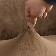 Load image into Gallery viewer, Stretch Sofa Cover,Velvet Plush Sofa Slipcover Anti-Slip Couch Cover 1-Piece Slipcover Sectional Sofa Protector Cover