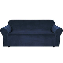Load image into Gallery viewer, Stretch Sofa Cover,Velvet Plush Sofa Slipcover Anti-Slip Couch Cover 1-Piece Slipcover Sectional Sofa Protector Cover