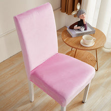 Load image into Gallery viewer, Soft Velvet Dining Chair Covers Stretch Chair Covers
