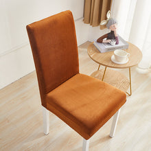 Load image into Gallery viewer, Soft Velvet Dining Chair Covers Stretch Chair Covers