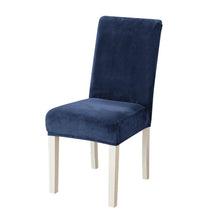 Load image into Gallery viewer, Soft Velvet Dining Chair Covers Stretch Chair Covers