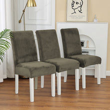 Load image into Gallery viewer, Soft Velvet Dining Chair Covers Stretch Chair Covers