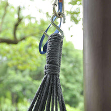 Load image into Gallery viewer, Hammock Chair Hanging Rope Swing For Cotton Weave,2 Cushions Included