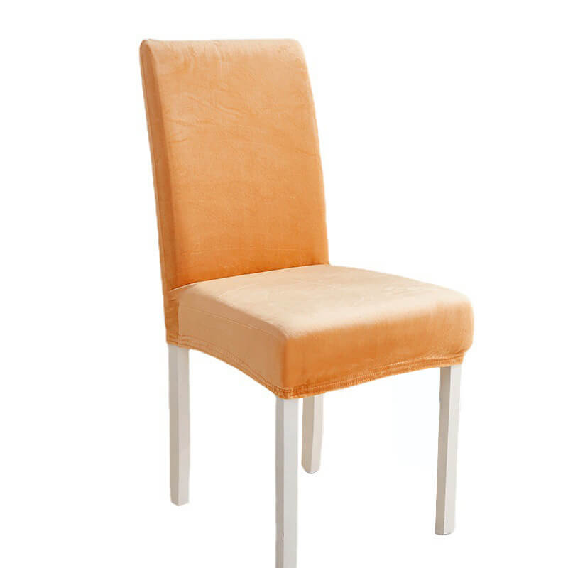 Soft Velvet Dining Chair Covers Stretch Chair Covers
