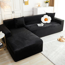 Load image into Gallery viewer, Stretch Sofa Cover,Velvet Plush Sofa Slipcover Anti-Slip Couch Cover 1-Piece Slipcover Sectional Sofa Protector Cover
